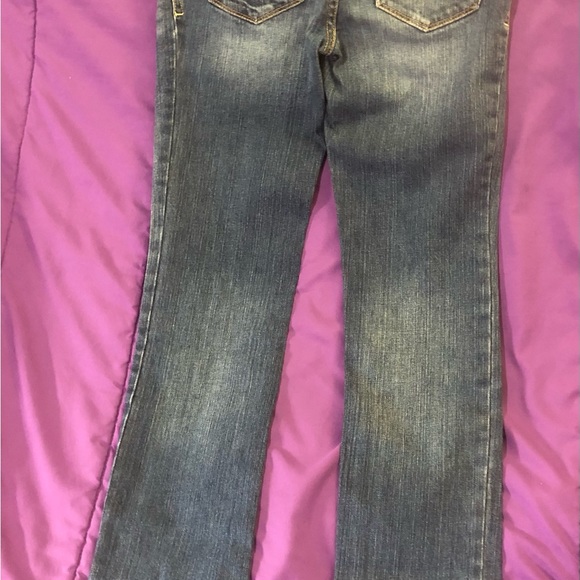 ABERCROMBIE Denim Jeans Sz 14 W29 L37 I30 Straight Leg Slim Fit - Picture 3 of 8